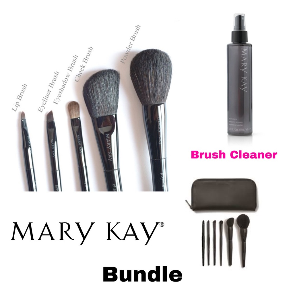Mary Kay Brushes and brush cleaner bundle